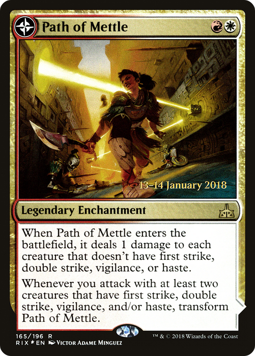 Path of Mettle // Metzali, Tower of Triumph (PRE-165S) - rare: (compasslanddfc) - Foil