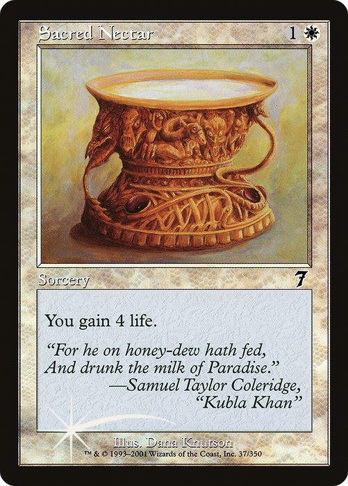 Sacred Nectar (7ED-37★) - common - Foil