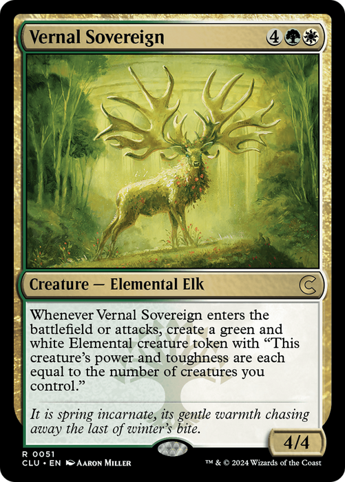 Vernal Sovereign (CLU-051) - rare