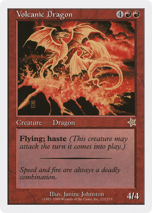 Volcanic Dragon (S99-122) - rare