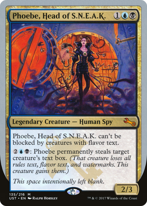 Phoebe, Head of S.N.E.A.K. (UST-135) - mythic - Foil