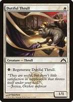 Dutiful Thrull (GTC-011) - common - Foil