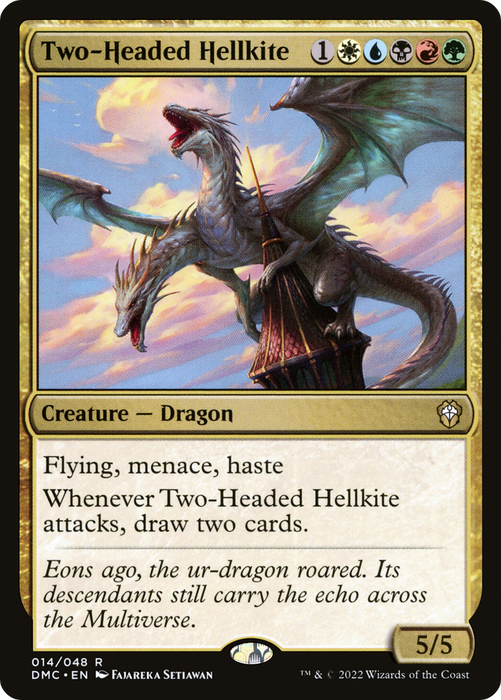 Two-Headed Hellkite (DMC-014) - rare