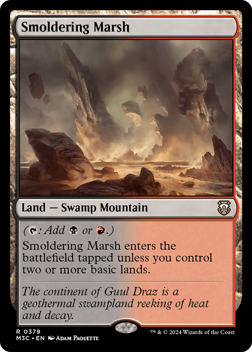 Smoldering Marsh (M3C-379) - rare - Foil