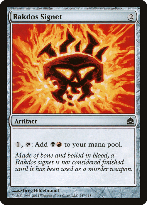 Rakdos Signet (CMD-257) - common