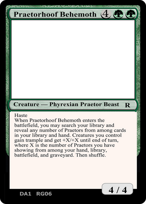 Praetorhoof Behemoth (UNK-RG06A) - rare
