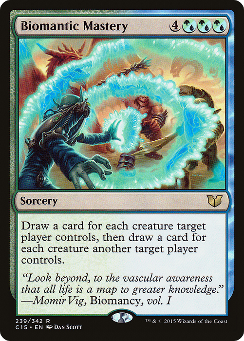 Biomantic Mastery (C15-239) - rare