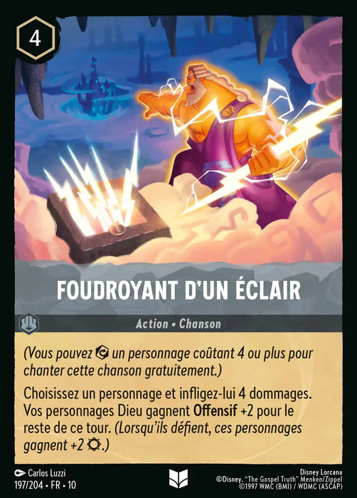 Foudroyant d'un éclair (197/204) - LDLP - Inhabituelle - Cold Foil