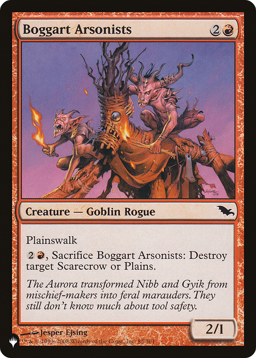 Boggart Arsonists (LIST-SHM-85) - common