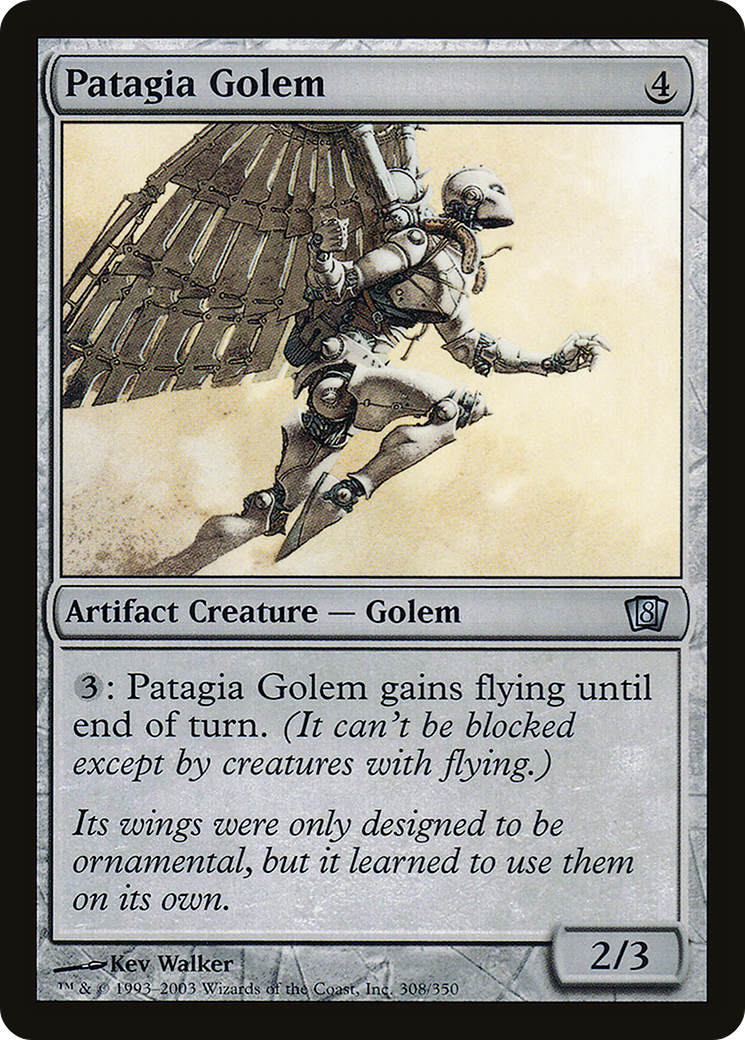 Patagia Golem (8ED-308★) - uncommon - Foil