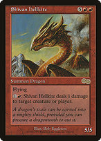 Shivan Hellkite (USG-214) - rare