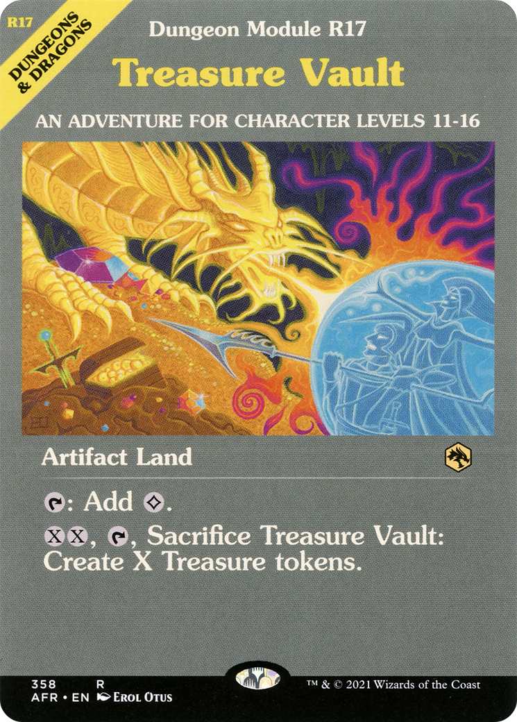 Treasure Vault (AFR-358) - rare: (Showcase) - Foil