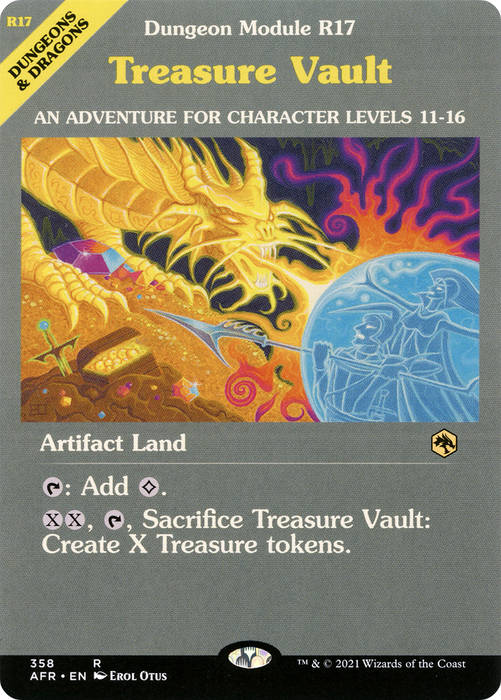 Treasure Vault (AFR-358) - rare: (Showcase) - Foil