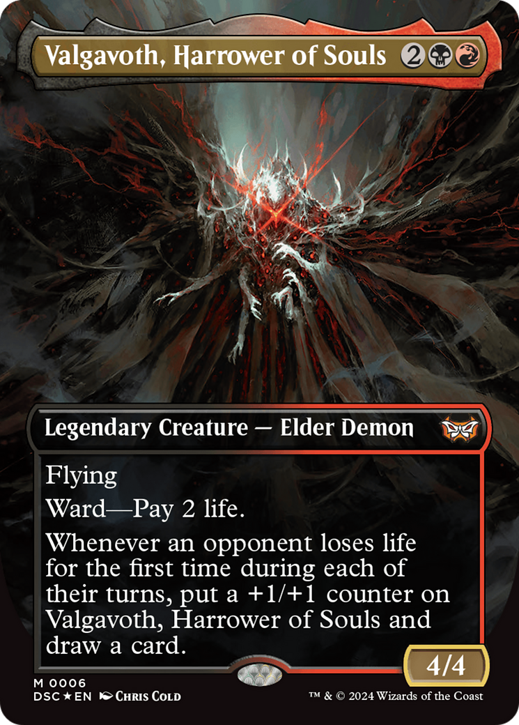 Valgavoth, Harrower of Souls (DSC-006) - mythic (Borderless)
