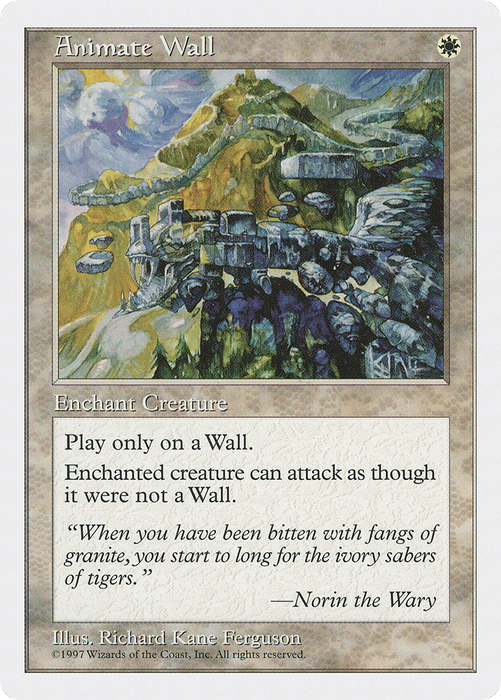 Animate Wall (5ED-005) - rare