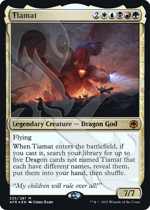 Tiamat (AFR&-235A) - mythic - Foil