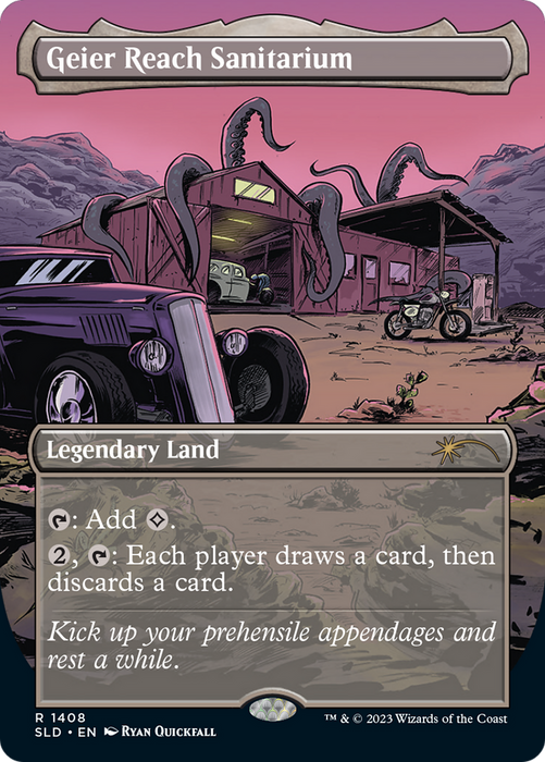 Geier Reach Sanitarium (SLD-1408) - rare (Borderless) - Foil