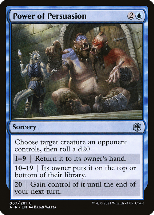 Power of Persuasion (AFR-067) - uncommon - Foil