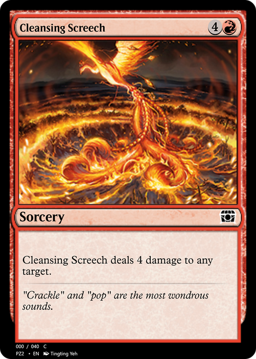 Cleansing Screech (PZ2-70865) - common - Foil