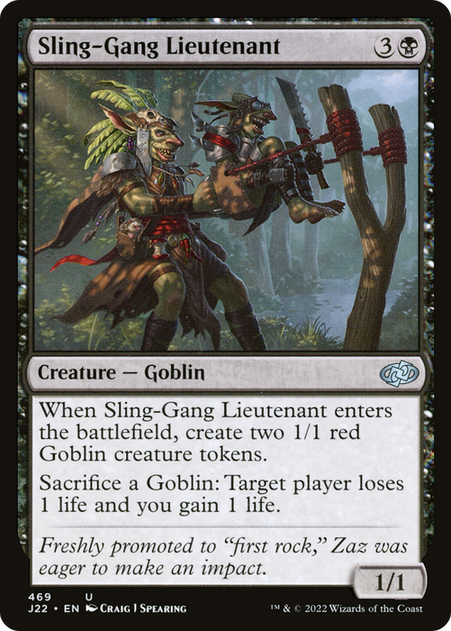 Sling-Gang Lieutenant (J22-469) - uncommon