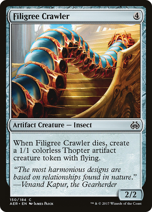 Filigree Crawler (AER-150) - common - Foil
