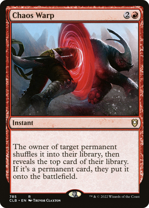 Chaos Warp (CLB-785) - rare
