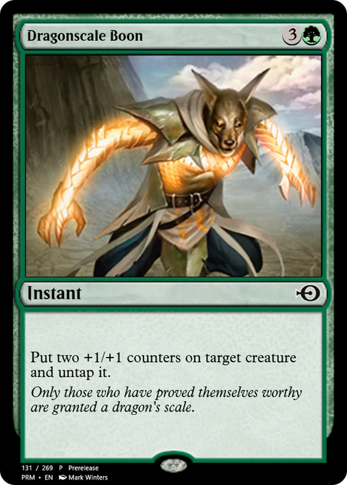 Dragonscale Boon (PRM-55793) - common - Foil