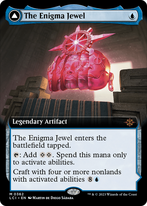 The Enigma Jewel // Locus of Enlightenment (LCI-362) - mythic: (Extended Art) - Foil