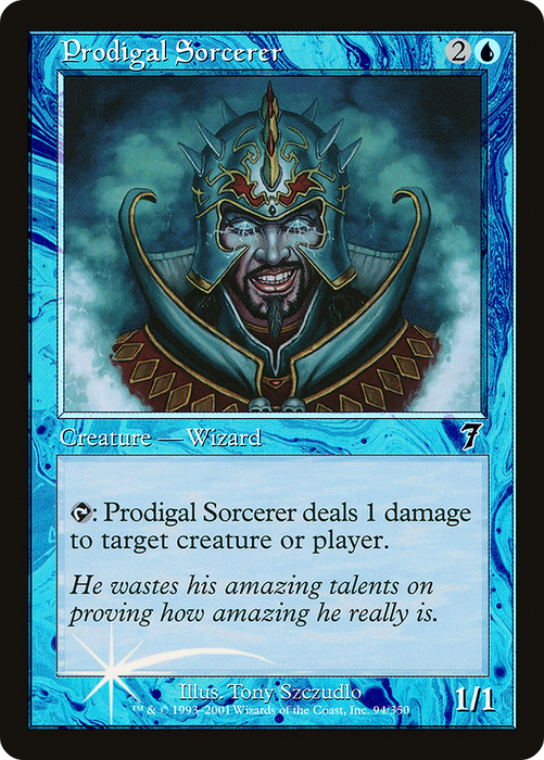 Prodigal Sorcerer (7ED-94★) - common - Foil
