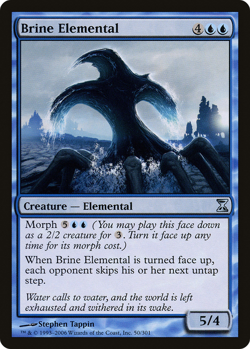 Brine Elemental (TSP-050) - uncommon - Foil