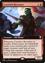 Coercive Recruiter (CMR-662) - rare: (Extended Art) - Foil
