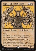 Raphael, Fiendish Savior (CLB-438) - rare: (Showcase)