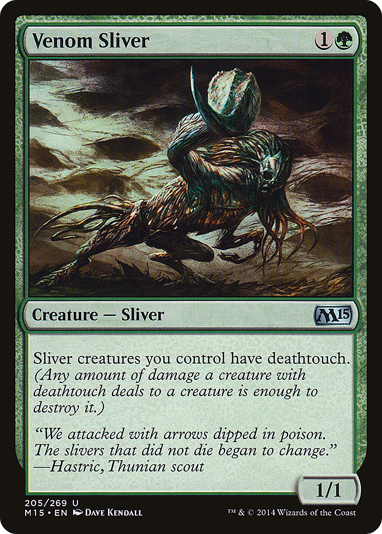 Venom Sliver (M15-205) - uncommon