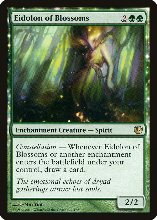 Eidolon of Blossoms (JOU-122) - rare: (enchantment)