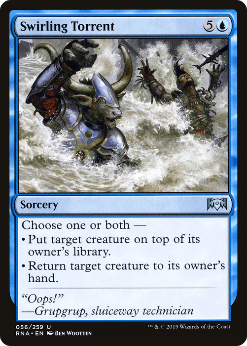 Swirling Torrent (RNA-056) - uncommon - Foil