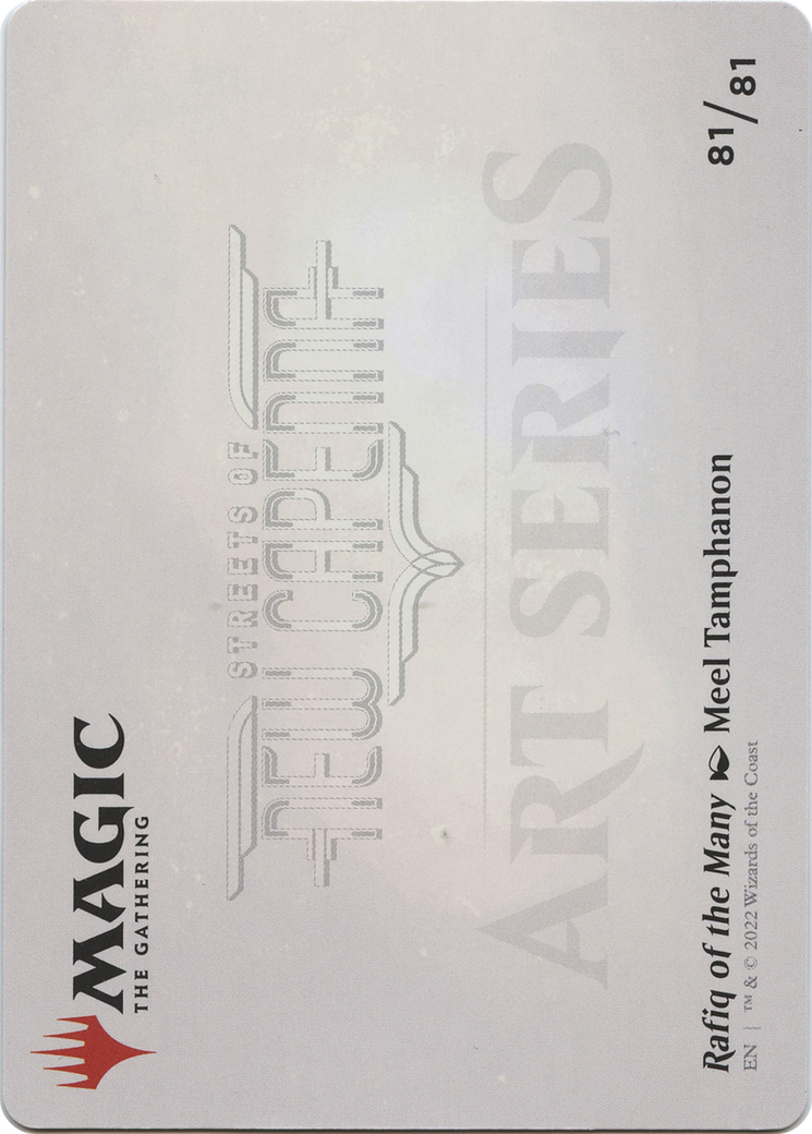 Rafiq of the Many // Rafiq of the Many (ASNC-081) - common (Borderless) - Foil
