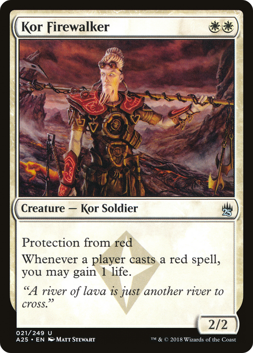 Kor Firewalker (A25-021) - uncommon