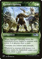 Garruk's Uprising (M21-308) - uncommon: (Showcase)