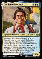 The Seventh Doctor (WHO-158) - rare - Foil