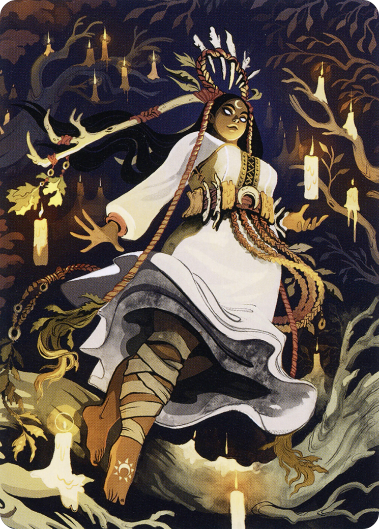 Candlegrove Witch // Candlegrove Witch (AMID-076) - common (Borderless) - Foil
