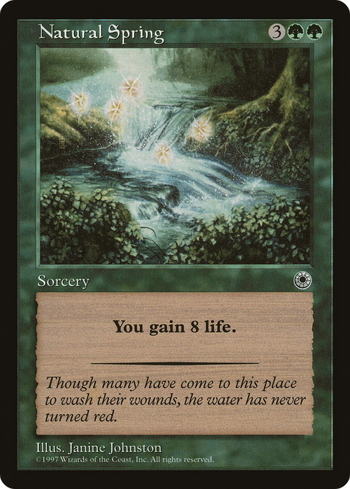 Natural Spring (POR-176) - uncommon