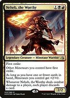 Neheb, the Worthy (PRE-203S) - rare - Foil