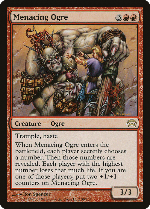 Menacing Ogre (HOP-059) - rare