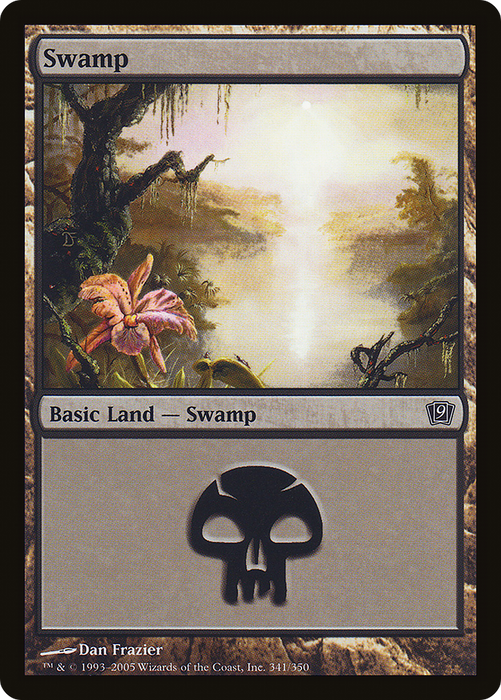 Swamp (9ED-341★) - common - Foil