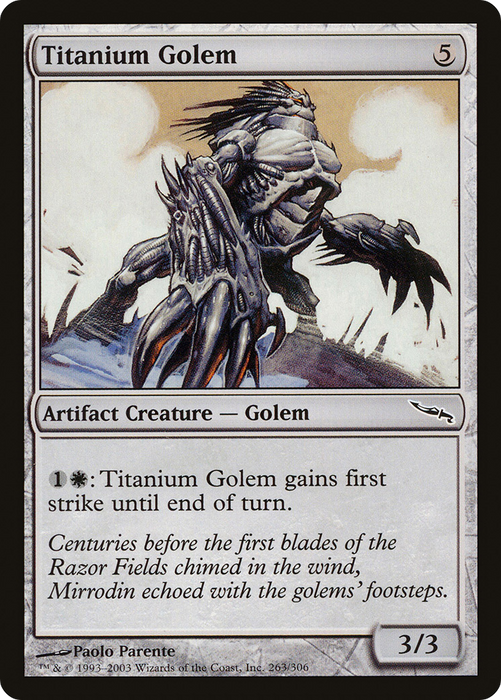 Titanium Golem (MRD-263) - common - Foil