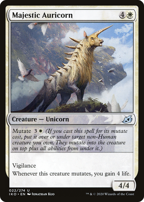 Majestic Auricorn (IKO-022) - uncommon - Foil