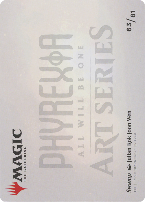 Swamp // Swamp (AONE-063) - common (Borderless) - Foil