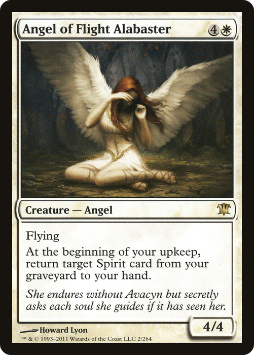 Angel of Flight Alabaster (ISD-002) - rare - Foil