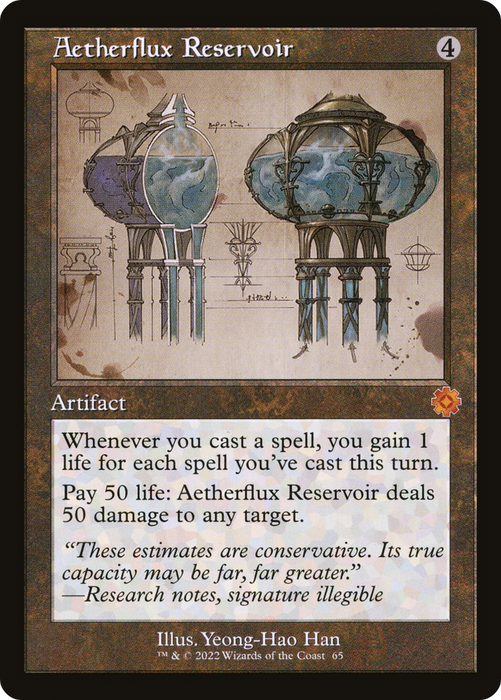 Aetherflux Reservoir (BRR-065) - mythic - Foil