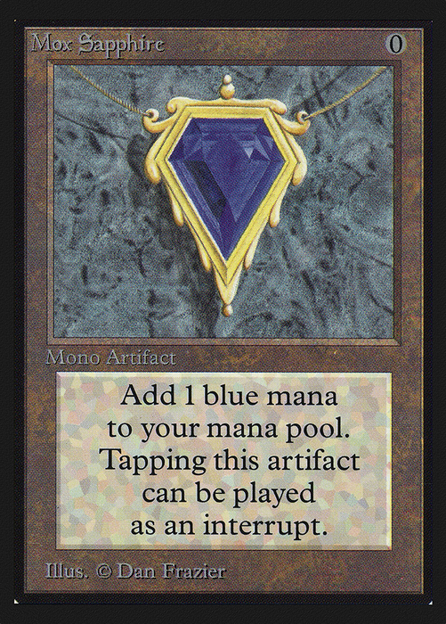 Mox Sapphire (CED-266) - rare